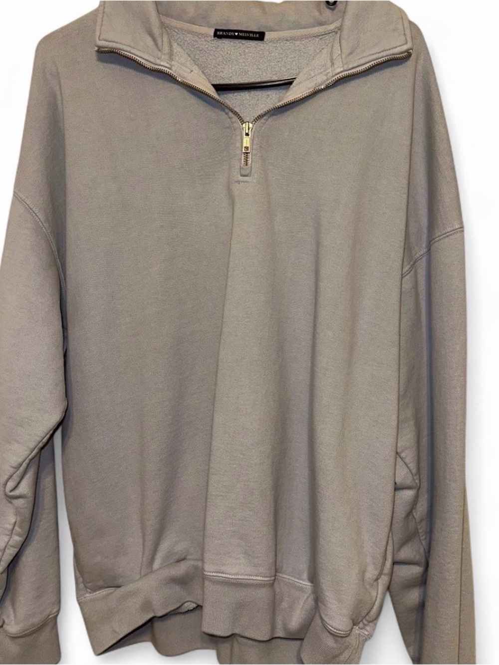 Brandy Melville quarter zip sweatshirt